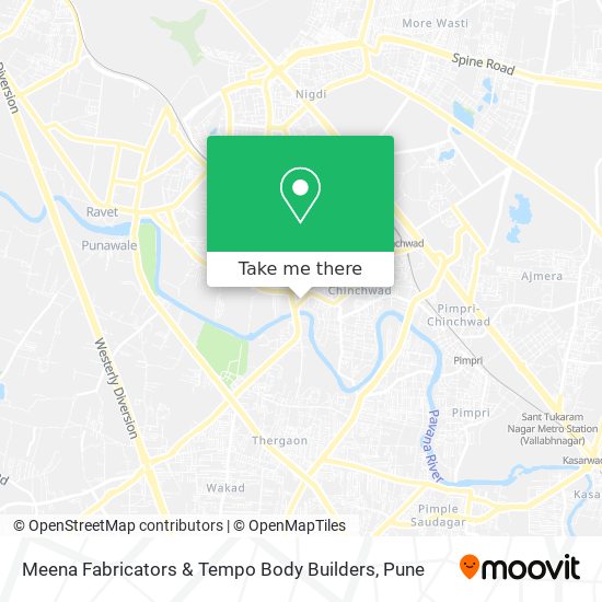 Meena Fabricators & Tempo Body Builders map