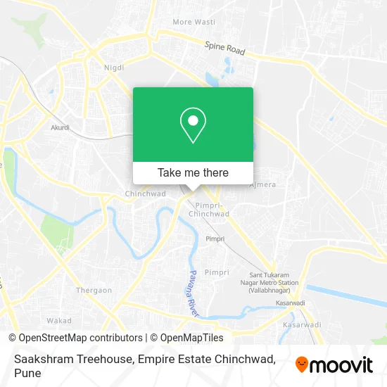Saakshram Treehouse, Empire Estate Chinchwad map