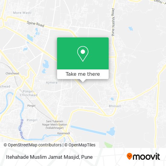 Itehahade Muslim Jamat Masjid map
