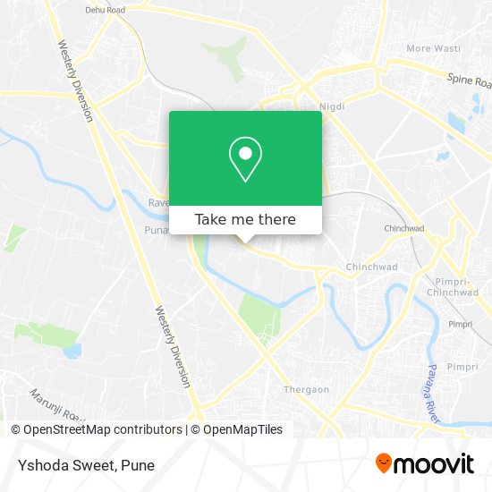 Yshoda Sweet map