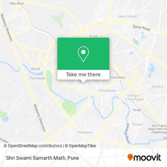 Shri Swami Samarth Math map