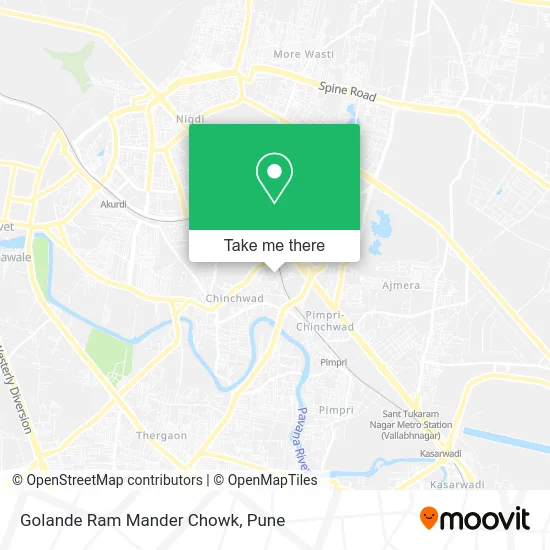 Golande Ram Mander Chowk map