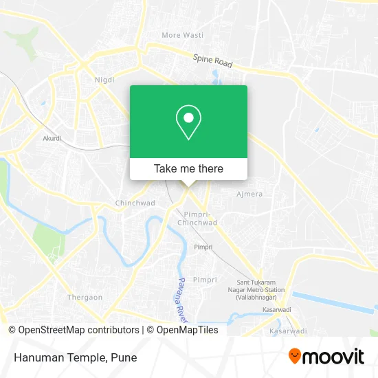 Hanuman Temple map
