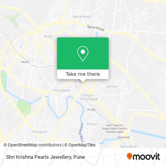 Shri Krishna Pearls Jewellery map