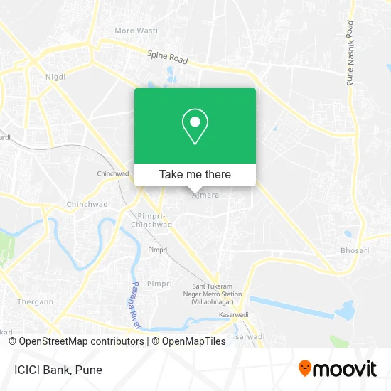 ICICI Bank map
