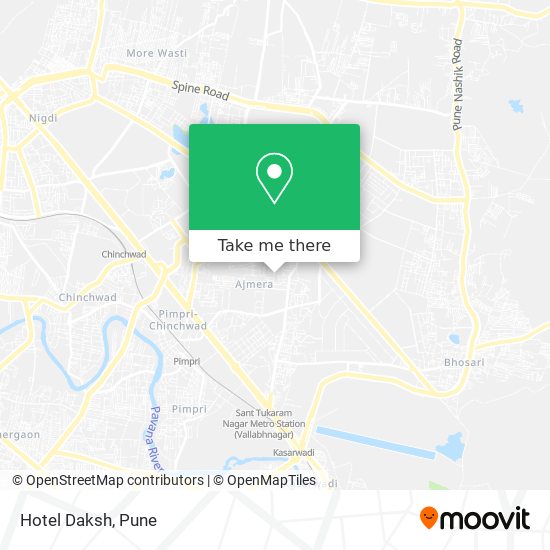 Hotel Daksh map