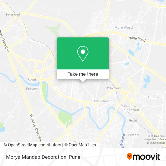Morya Mandap Decoration map