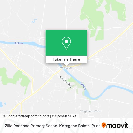Zilla Parishad Primary School Koregaon Bhima map