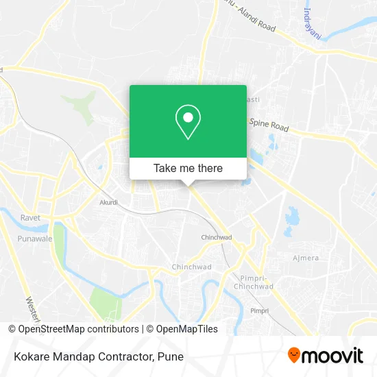 Kokare Mandap Contractor map