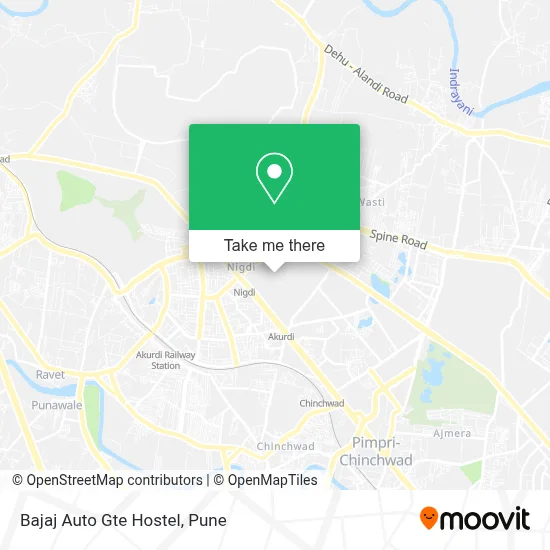 Bajaj Auto Gte Hostel map