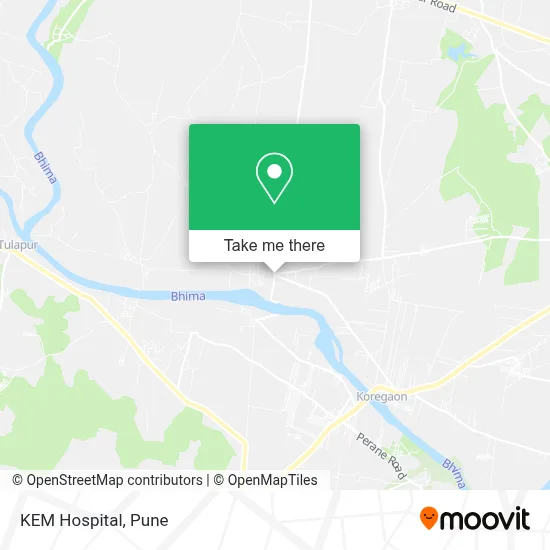 K E M Hospital map