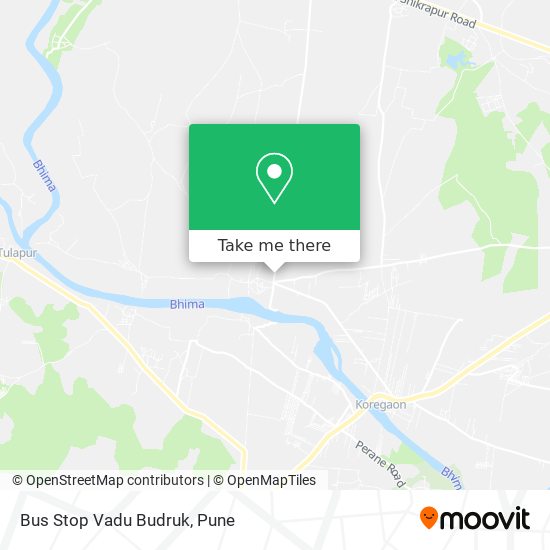 Bus Stop Vadu Budruk map