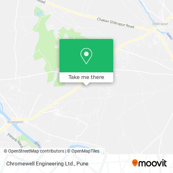 Chromewell Engineering Ltd. map