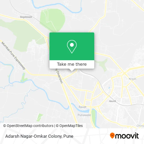 Adarsh Nagar-Omkar Colony map