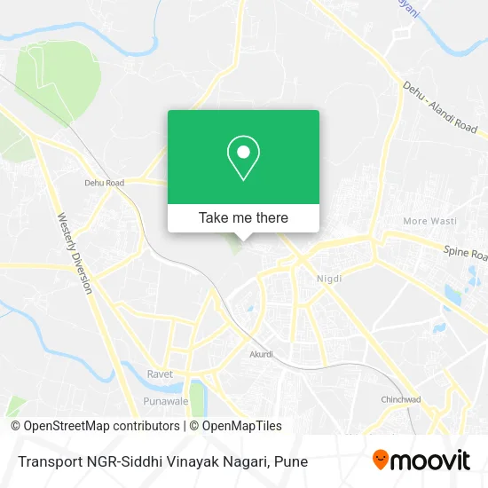 Transport NGR-Siddhi Vinayak Nagari map