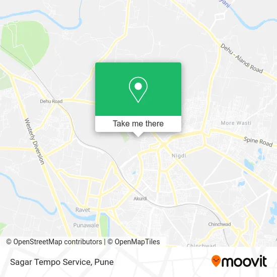 Sagar Tempo Service map