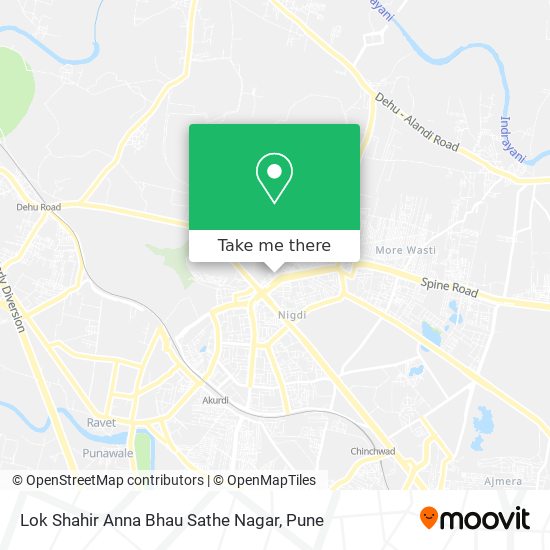 Lok Shahir Anna Bhau Sathe Nagar map