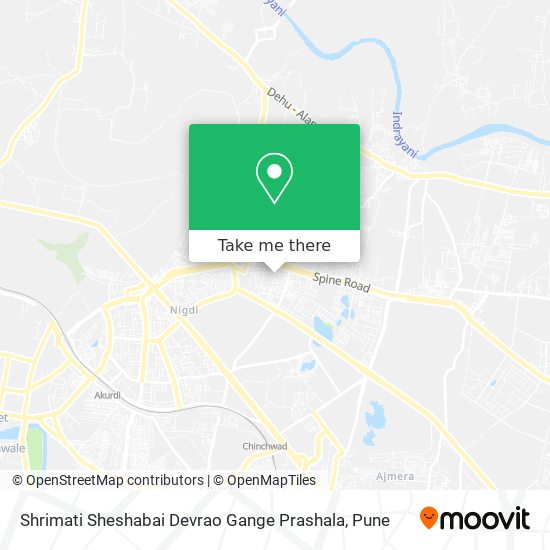 Shrimati Sheshabai Devrao Gange Prashala map