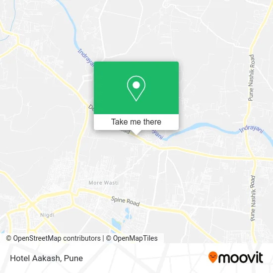Hotel Aakash map