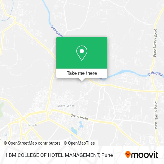 IIBM COLLEGE OF HOTEL MANAGEMENT map