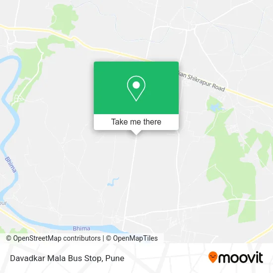 Davadkar Mala Bus Stop map