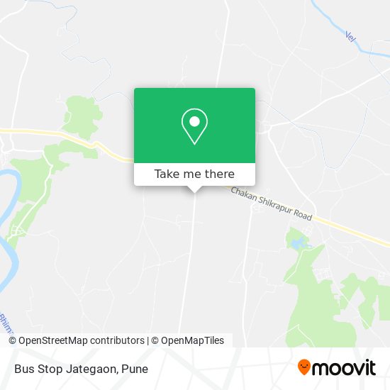 Bus Stop Jategaon map