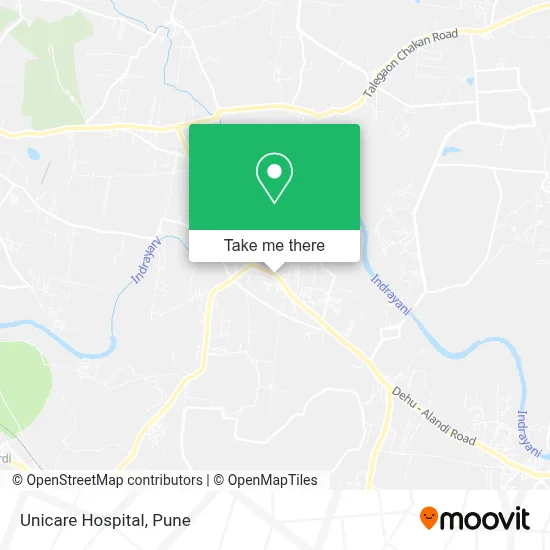 Unicare Hospital map