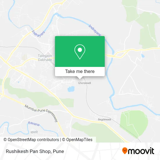 Rushikesh Pan Shop map