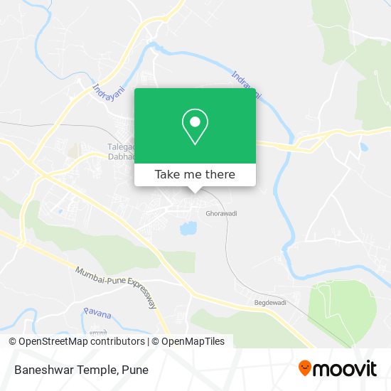 Baneshwar Temple map