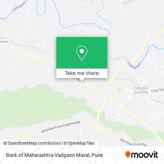 Bank of Maharashtra-Vadgaon Maval map