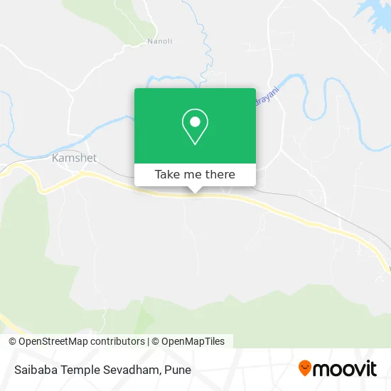 Saibaba Temple Sevadham map