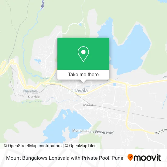 Mount Bungalows Lonavala with Private Pool map