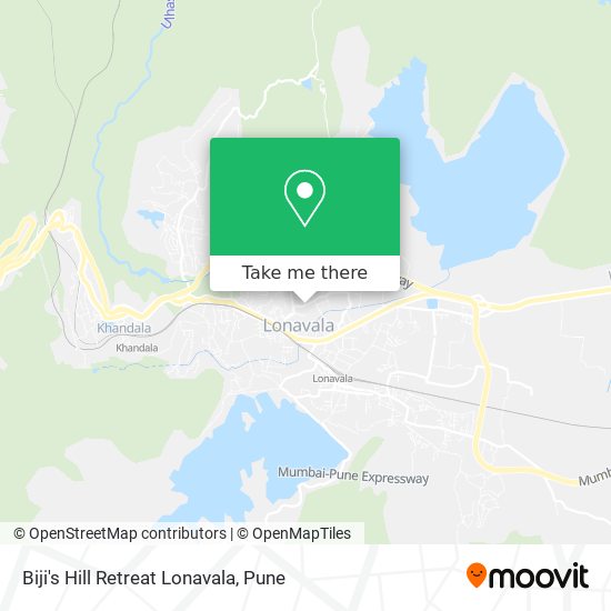 Biji's Hill Retreat Lonavala map
