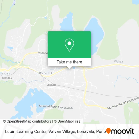Lupin Learning Center, Valvan Village, Lonavala map