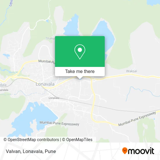 Valvan, Lonavala map