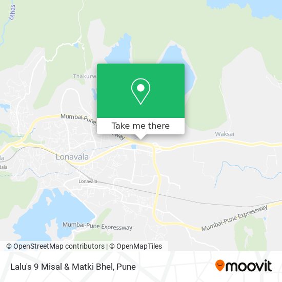 Lalu's 9 Misal & Matki Bhel map