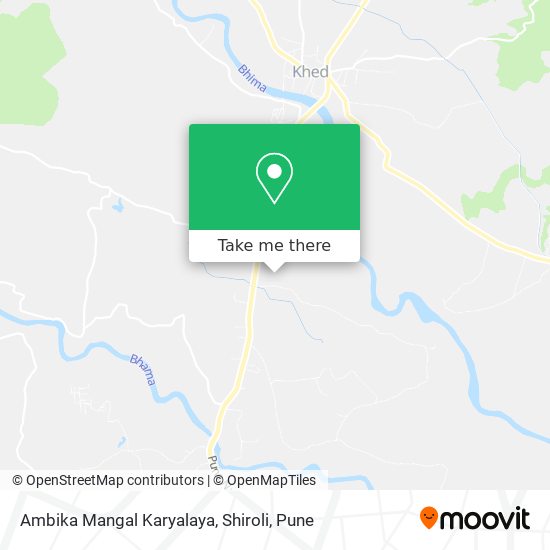 Ambika Mangal Karyalaya, Shiroli map
