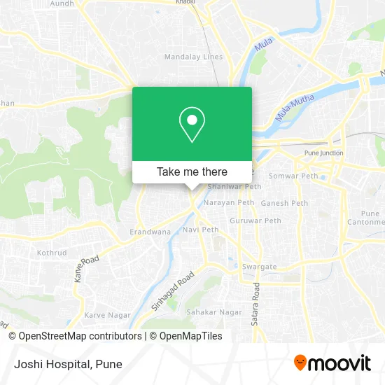 Joshi Hospital map