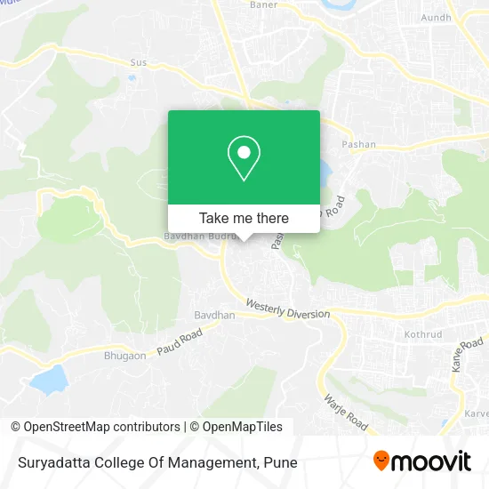 Suryadatta College Of Management map