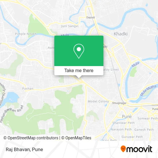 Raj Bhavan map