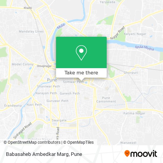 Babasaheb Ambedkar Marg map