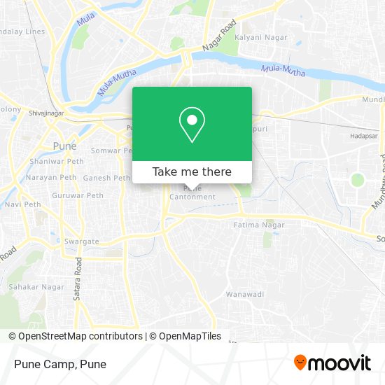 Pune Camp map