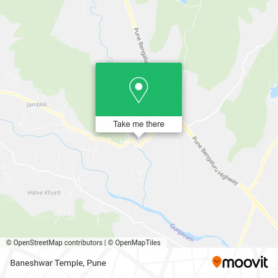 Baneshwar Temple map