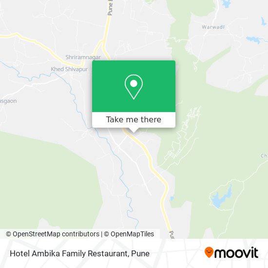 Hotel Ambika Family Restaurant map