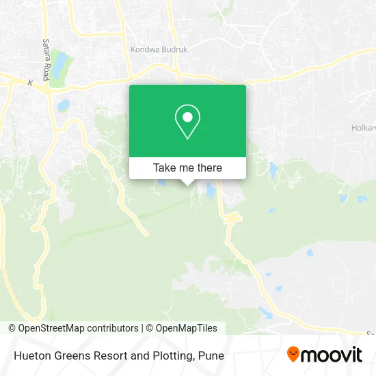 Hueton Greens Resort and Plotting map