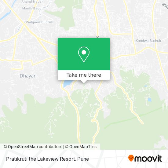 Pratikruti the Lakeview Resort map