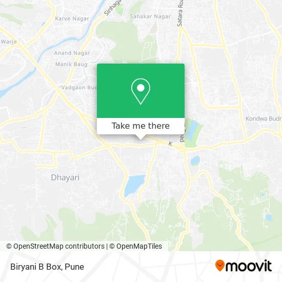 Biryani B Box map