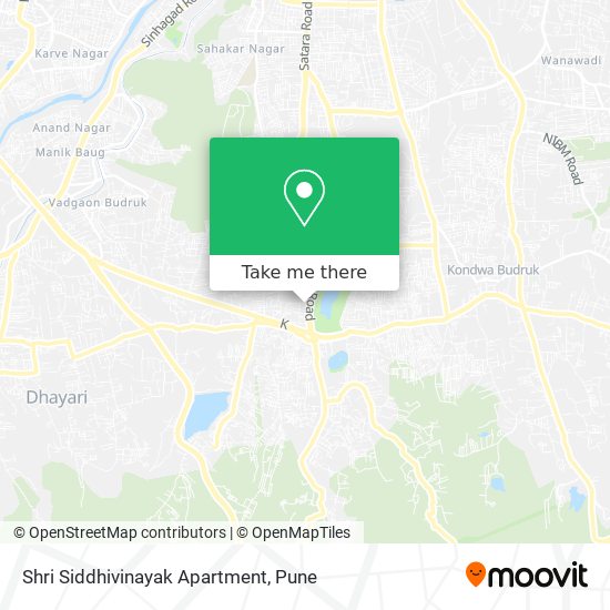 Shri Siddhivinayak Apartment map