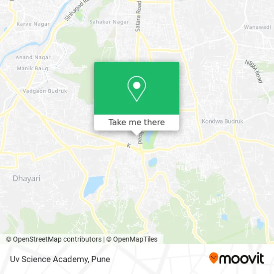 Uv Science Academy map