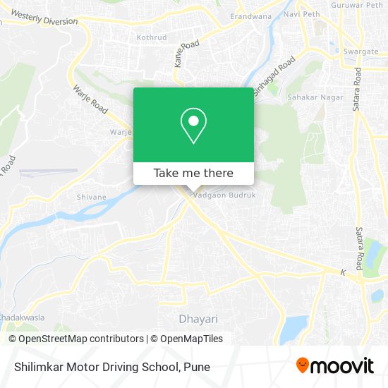 Shilimkar Motor Driving School map